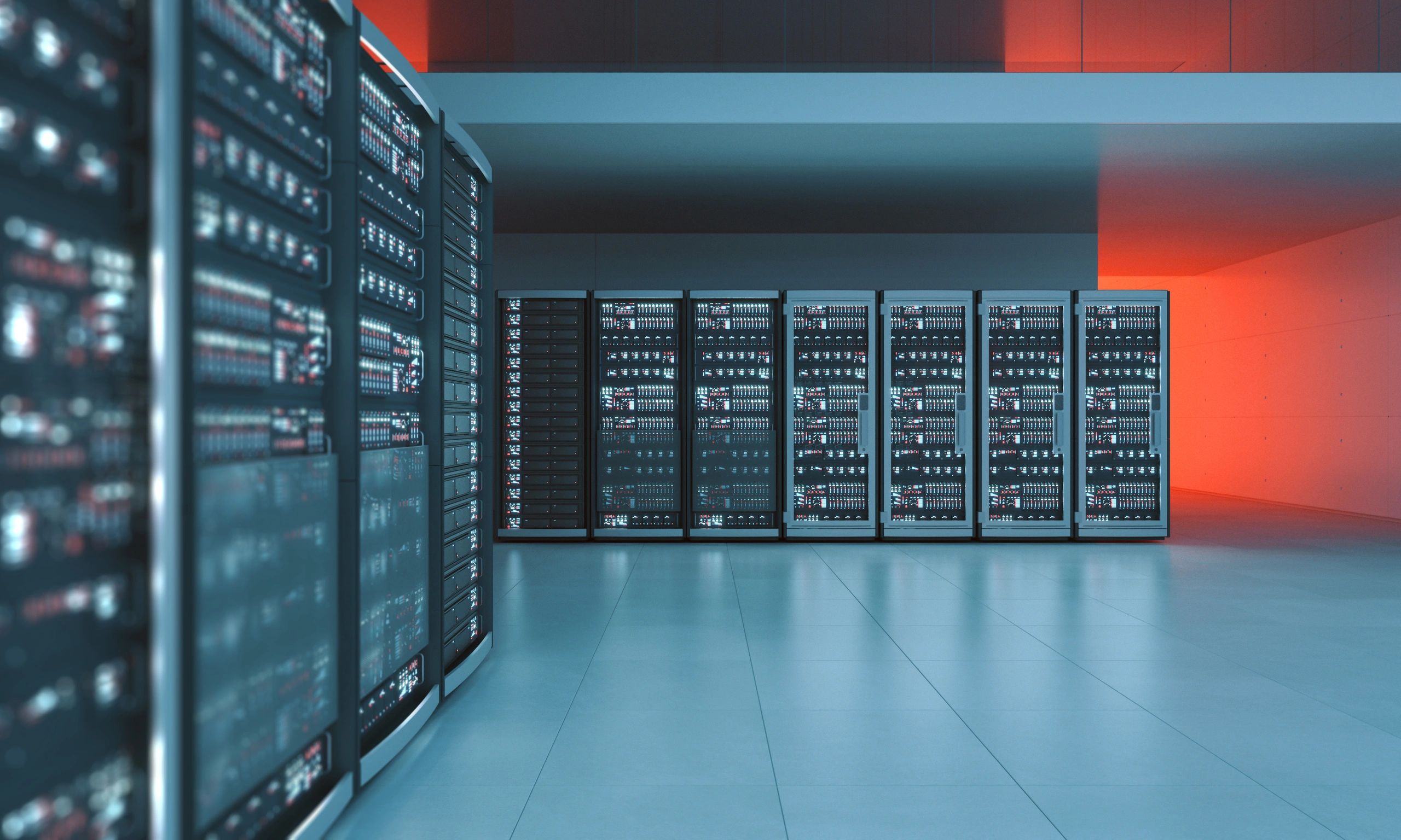 Modern data center servers representing enterprise IT infrastructure