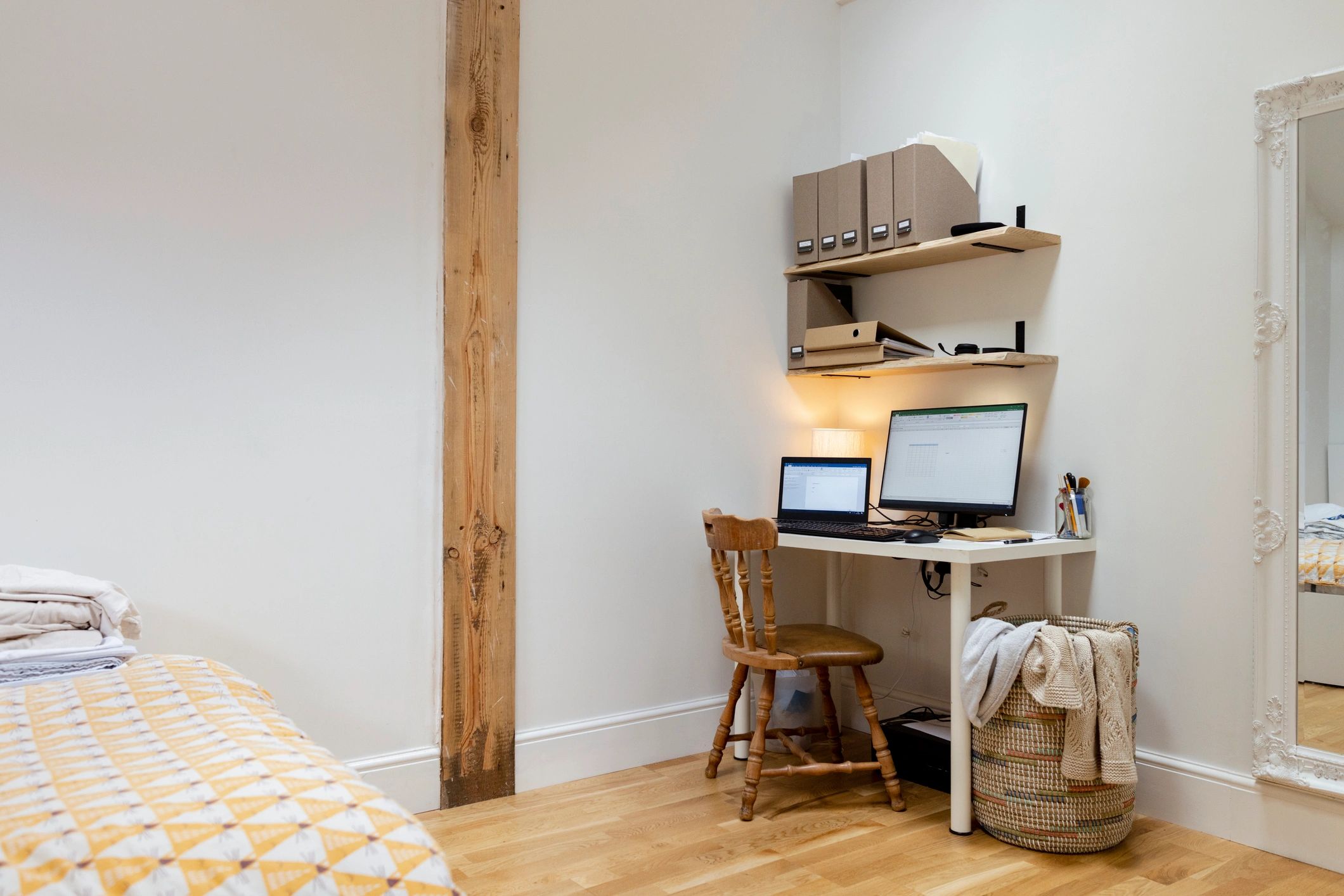 Modern workstation setup representing retail technology products